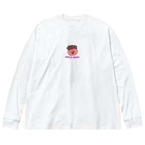 スマイルおばば Big Long Sleeve T-Shirt