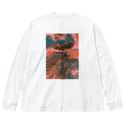 fluidart_flymdl ビッグシルエットロングスリーブTシャツ