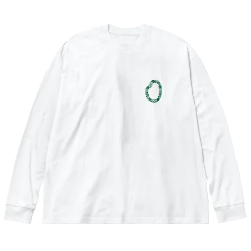 一粒野菜 ビッグシルエットロングスリーブTシャツ