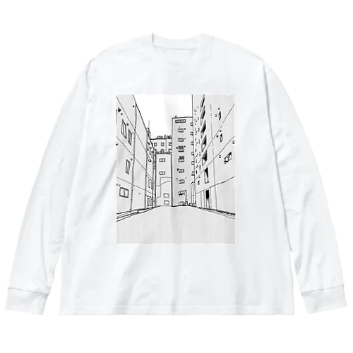 漫画の路地裏 Big Long Sleeve T-Shirt