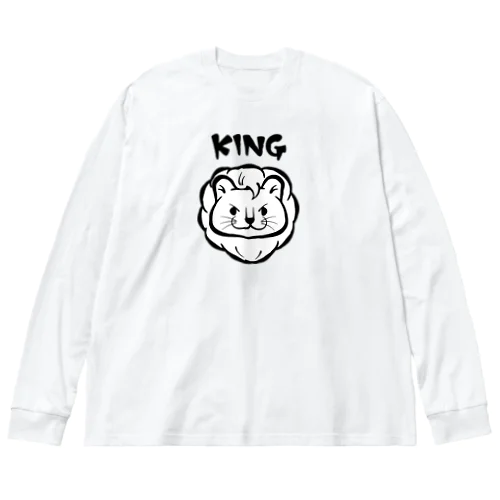 王 Big Long Sleeve T-Shirt