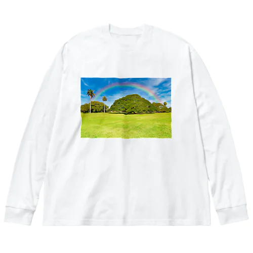 ハワイ　日立の樹（モンキーポッド） Big Long Sleeve T-Shirt