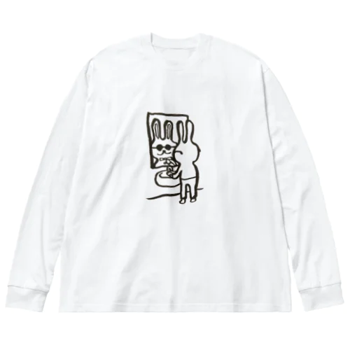 18.モーニングルーティン Big Long Sleeve T-Shirt