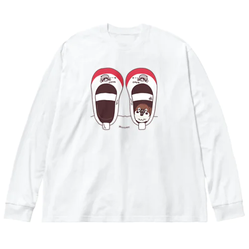 スズメがちゅん*うわばきちゅんA** Big Long Sleeve T-Shirt