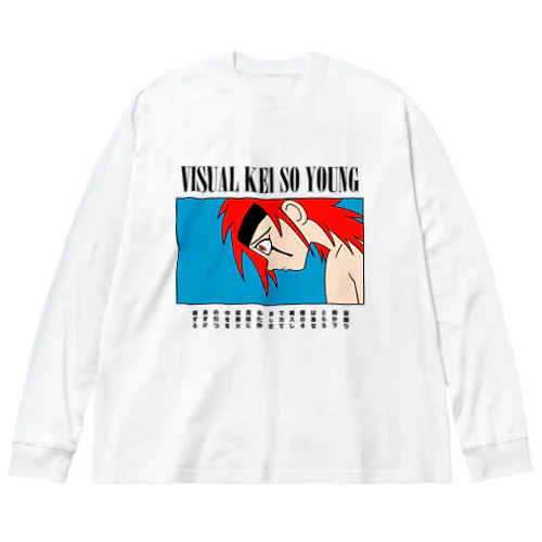 VISUAL KEI SO YOUNG MAIN VISUAL 001 Big Long Sleeve T-Shirt