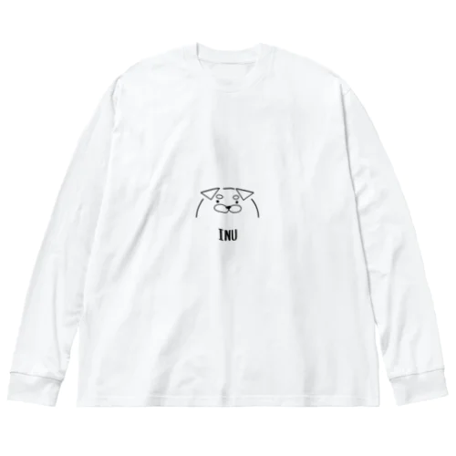 マユアリ犬 ビッグシルエットロングスリーブTシャツ