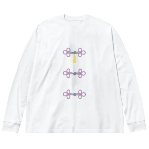 几帳結び Big Long Sleeve T-Shirt