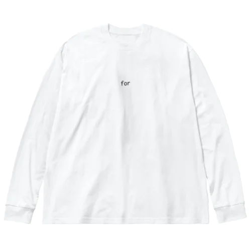 for - break ビッグシルエットロングスリーブTシャツ