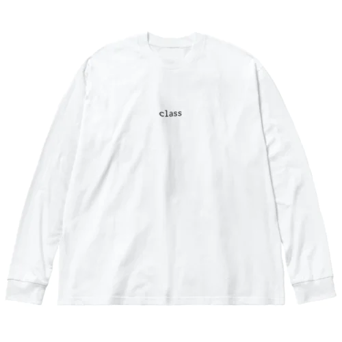 class ビッグシルエットロングスリーブTシャツ