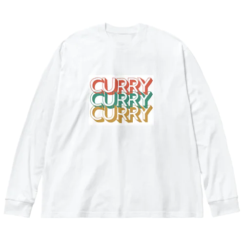 CURRYロゴ ビッグシルエットロングスリーブTシャツ