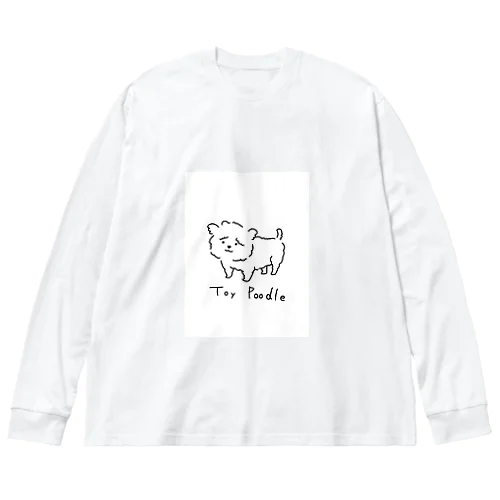 トイプードル ビッグシルエットロングスリーブTシャツ