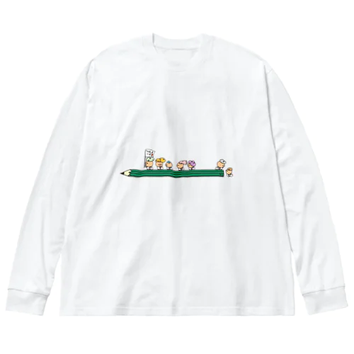 つぶっちーズ　「遠足」 Big Long Sleeve T-Shirt