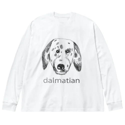 Dalmatian ビッグシルエットロングスリーブTシャツ