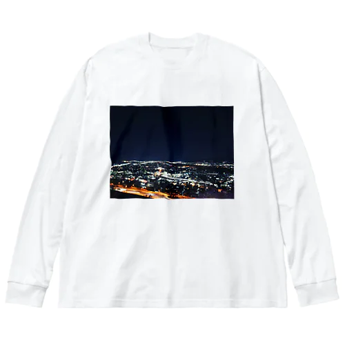 夜景 ビッグシルエットロングスリーブTシャツ