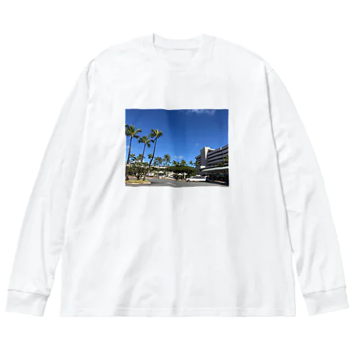 Blue sky ビッグシルエットロングスリーブTシャツ