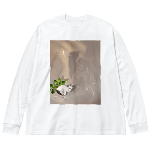 ombre Big Long Sleeve T-Shirt
