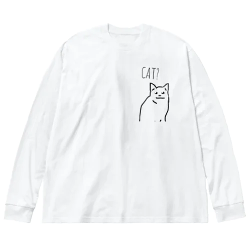 CAT？ ビッグシルエットロングスリーブTシャツ