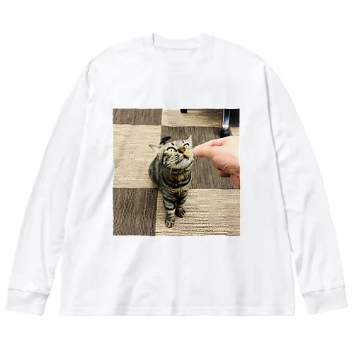 保護猫こーりんのヤムヤム ビッグシルエットロングスリーブTシャツ