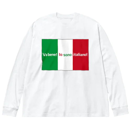 ITALIAN ビッグシルエットロングスリーブTシャツ