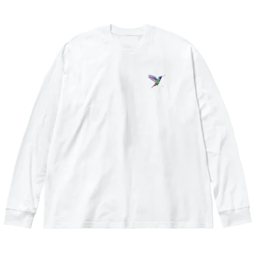 Hummingbird  Big Long Sleeve T-Shirt