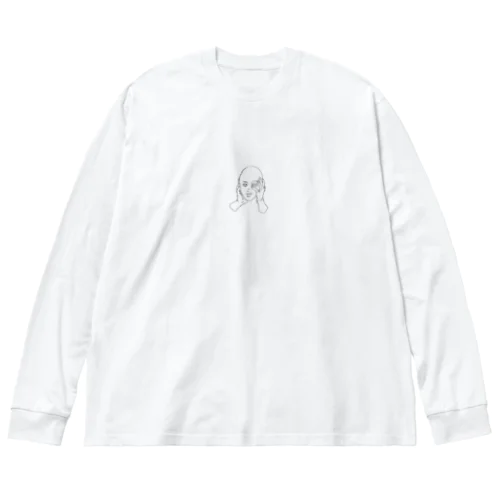 メランコリー男 루즈핏 롱 슬리브 티셔츠