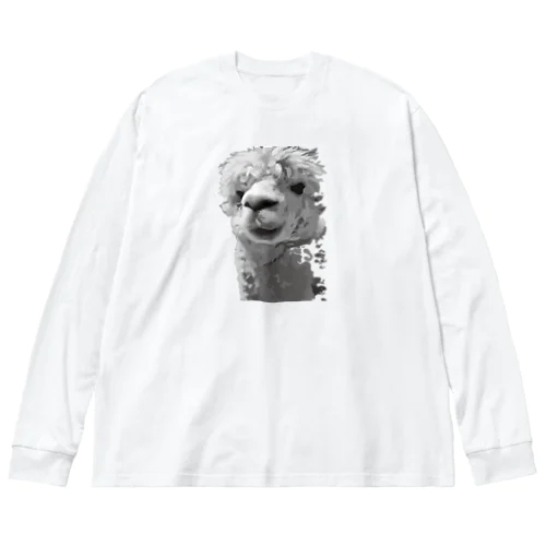 そこはかとないアルパカさん Big Long Sleeve T-Shirt