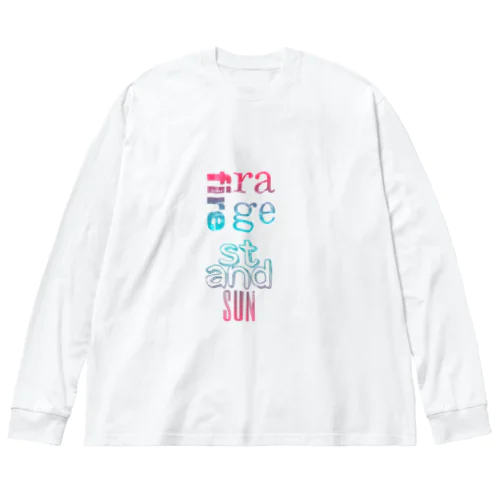 爆音サイケ Big Long Sleeve T-Shirt