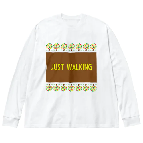 JUST WALKING ビッグシルエットロングスリーブTシャツ