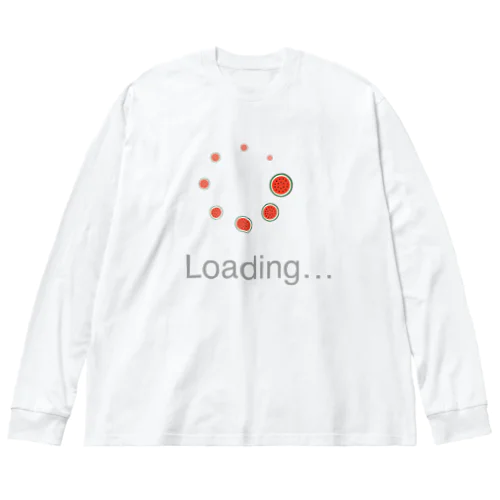 スイカインジケータ Big Long Sleeve T-Shirt