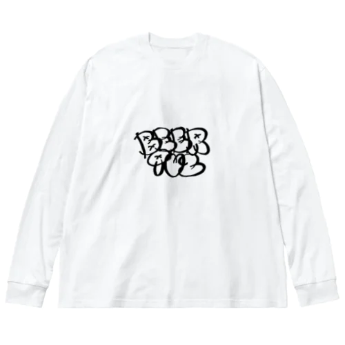 BEERquz tgging ビッグシルエットロングスリーブTシャツ