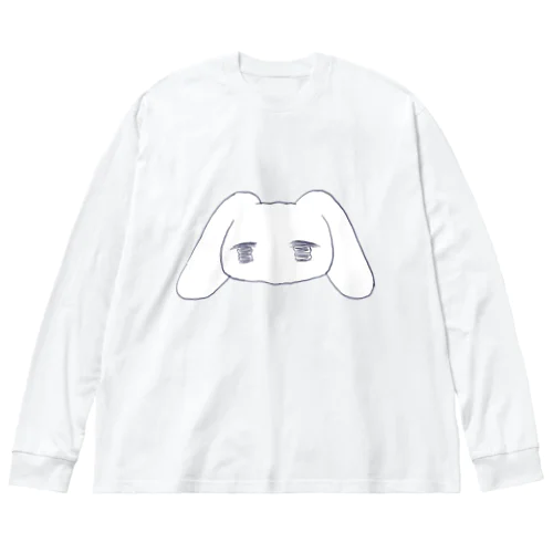 鬱うさぎちゃん Big Long Sleeve T-Shirt