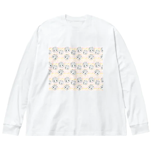 まん丸かめちゃん Big Long Sleeve T-Shirt