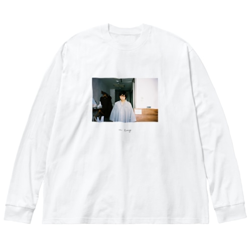 OBAKE WHITE Big Long Sleeve T-Shirt