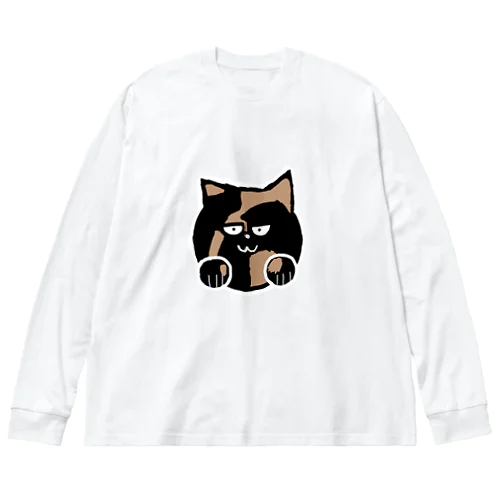 サビ猫のazuneko(あずねこ) ビッグシルエットロングスリーブTシャツ