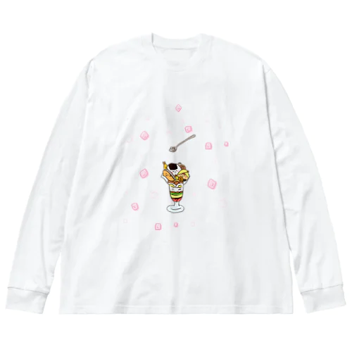 おにぎりパフェ ビッグシルエットロングスリーブTシャツ