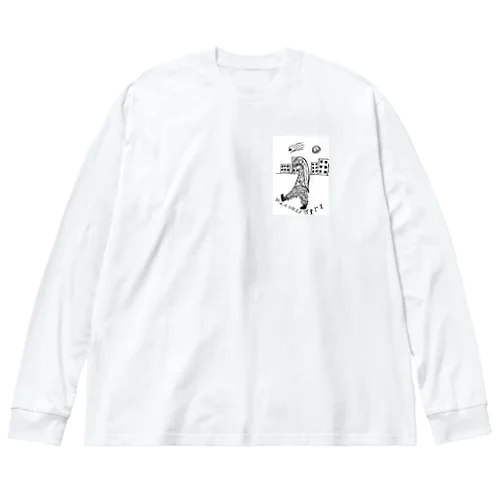 瘋癲少女 Big Long Sleeve T-Shirt