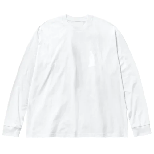 弥勒菩薩（ワンポイント　白） Big Long Sleeve T-Shirt