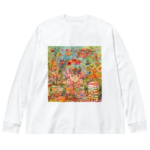 wonder(不可思議) ビッグシルエットロングスリーブTシャツ