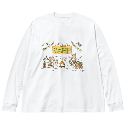 ラビットキャンプシリーズ・キャンプ ビッグシルエットロングスリーブTシャツ
