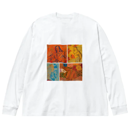 Ochre Big Long Sleeve T-Shirt