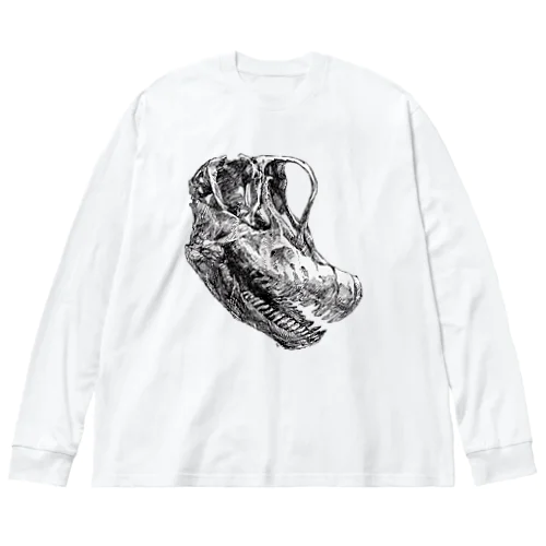 ジラファティタンの頭のお骨 Big Long Sleeve T-Shirt