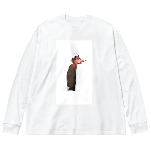 燃える俺を見るお前 Big Long Sleeve T-Shirt