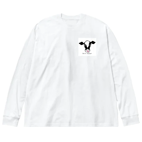 牛さんグッズ🐄 Dairy farmer ビッグシルエットロングスリーブTシャツ