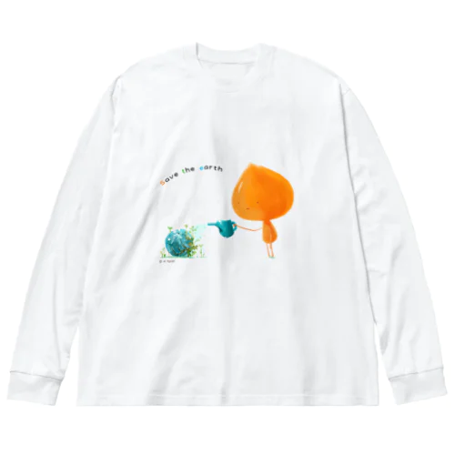 ココロのうつわ (メッセージ付き) Big Long Sleeve T-Shirt