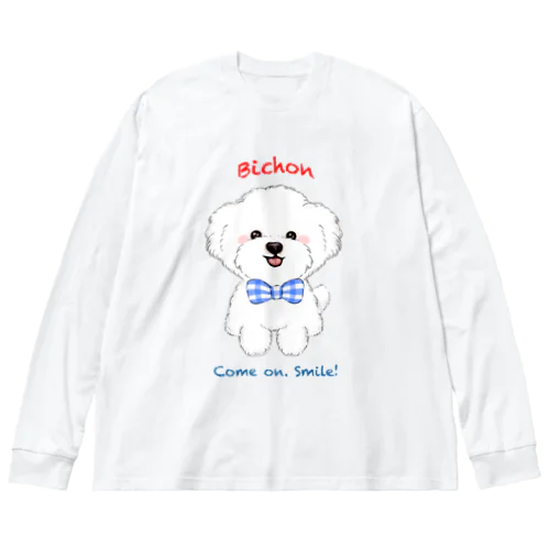 スマイルビション男の子 Big Long Sleeve T-Shirt