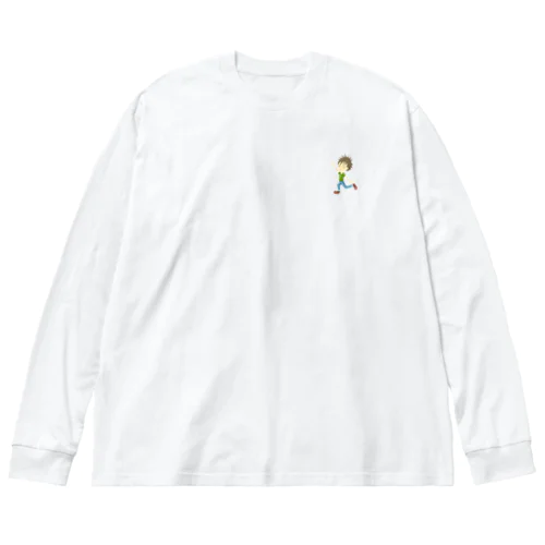 このくらい ビッグシルエットロングスリーブTシャツ