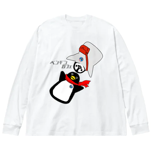 ペンギンカフェTシャツ 루즈핏 롱 슬리브 티셔츠