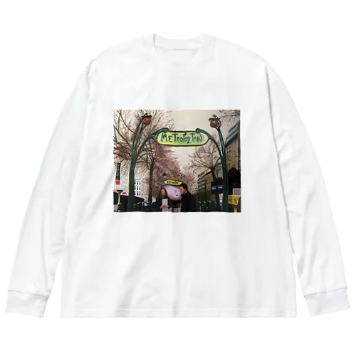 パリの観光客 Big Long Sleeve T-Shirt