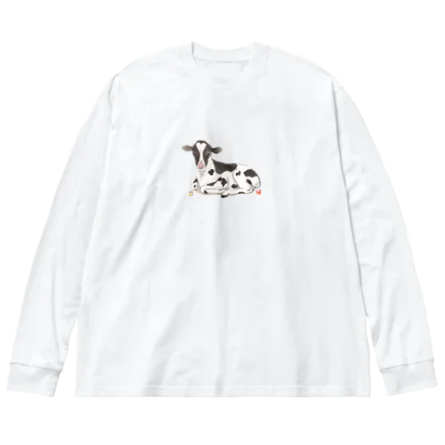 牛　とだるまさん Big Long Sleeve T-Shirt