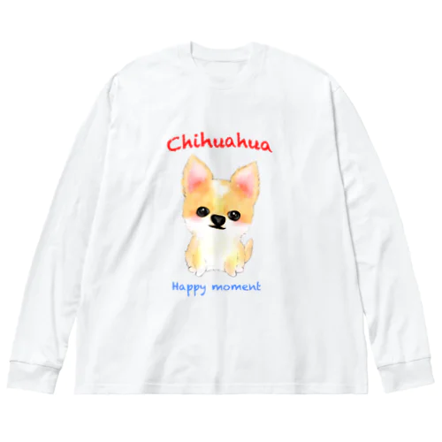 チワワⅠ  ビッグシルエットロングスリーブTシャツ